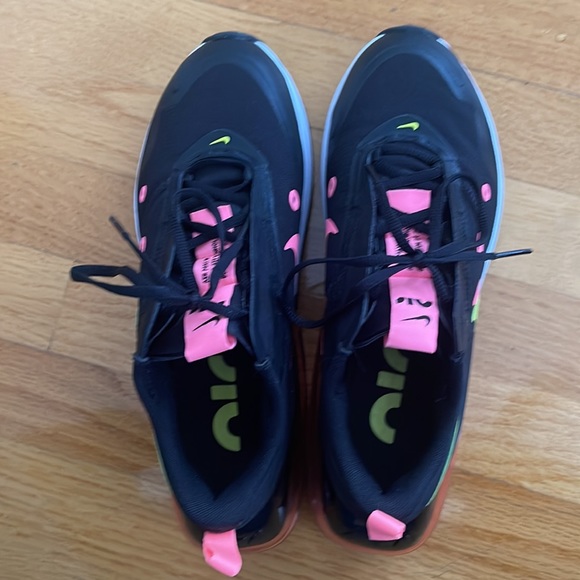 Nike Air Max Up - Black Sunset Pulse Pink Neon green size 7 worn once 80’s party - Picture 6 of 8